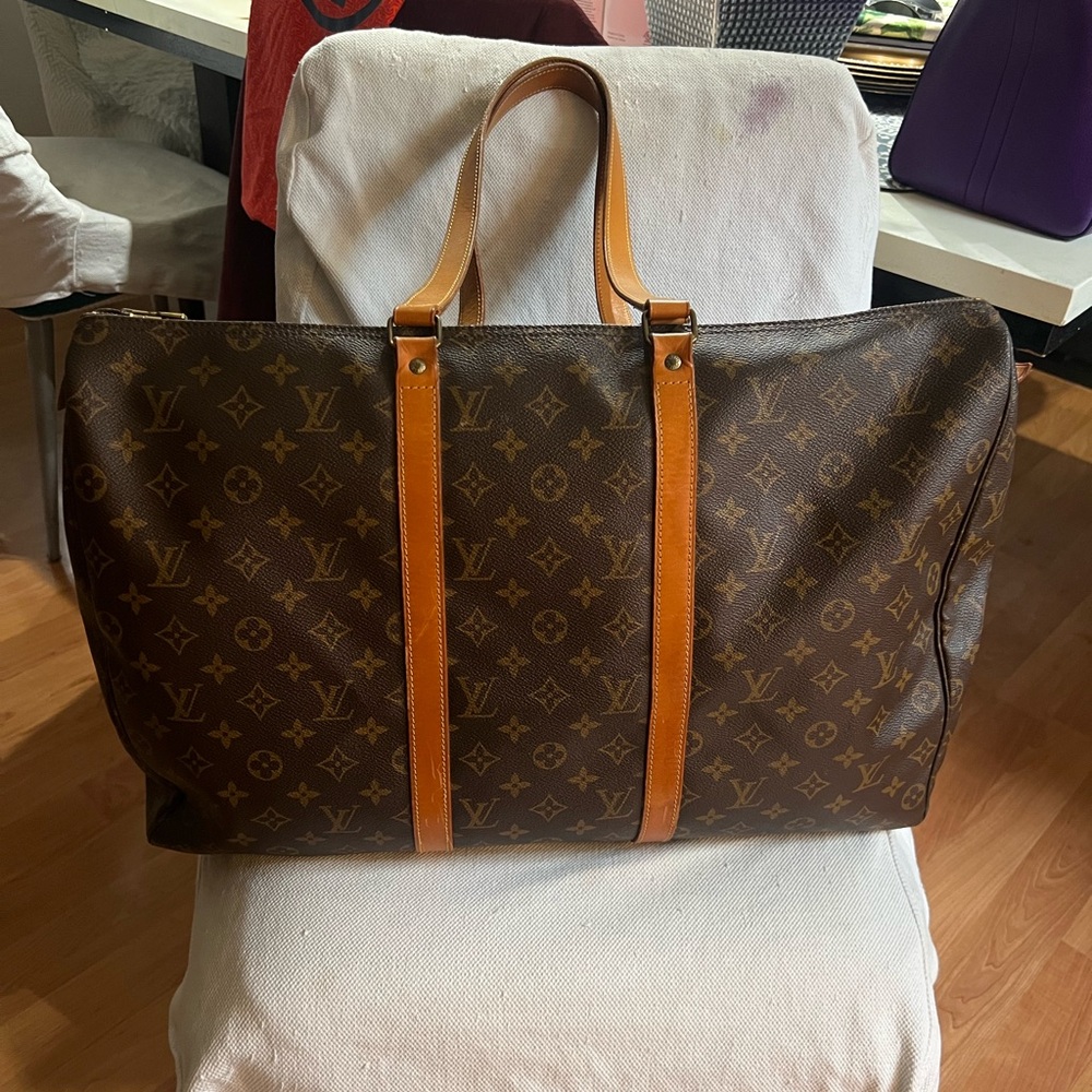 Luxury Brown Monogram Travel Bag
